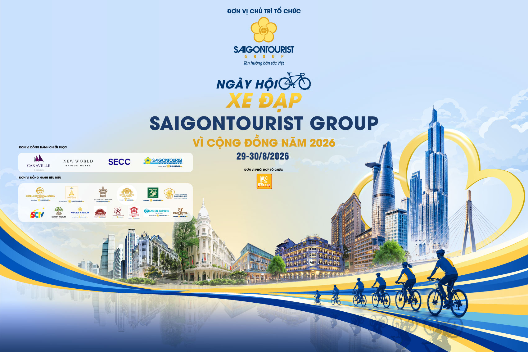 HÌNH ẢNH NGÀY HỘI XE ĐẠP SAIGONTOURIST GROUP VÌ CỘNG ĐỒNG NĂM 2026