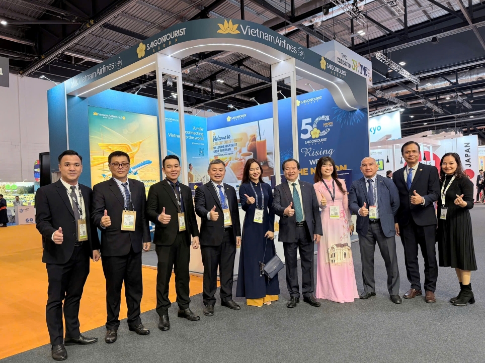 SAIGONTOURIST GROUP TIẾP TỤC ĐẨY MẠNH KẾT NỐI VỚI THỊ TRƯỜNG CHÂU ÂU TẠI WTM LONDON 2025