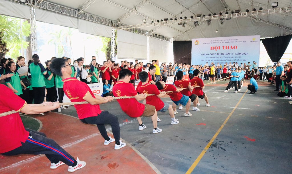 Nearly 1,000 Saigontourist Group athletes participate in the 15th Workers' Month Sports Festival in 2023