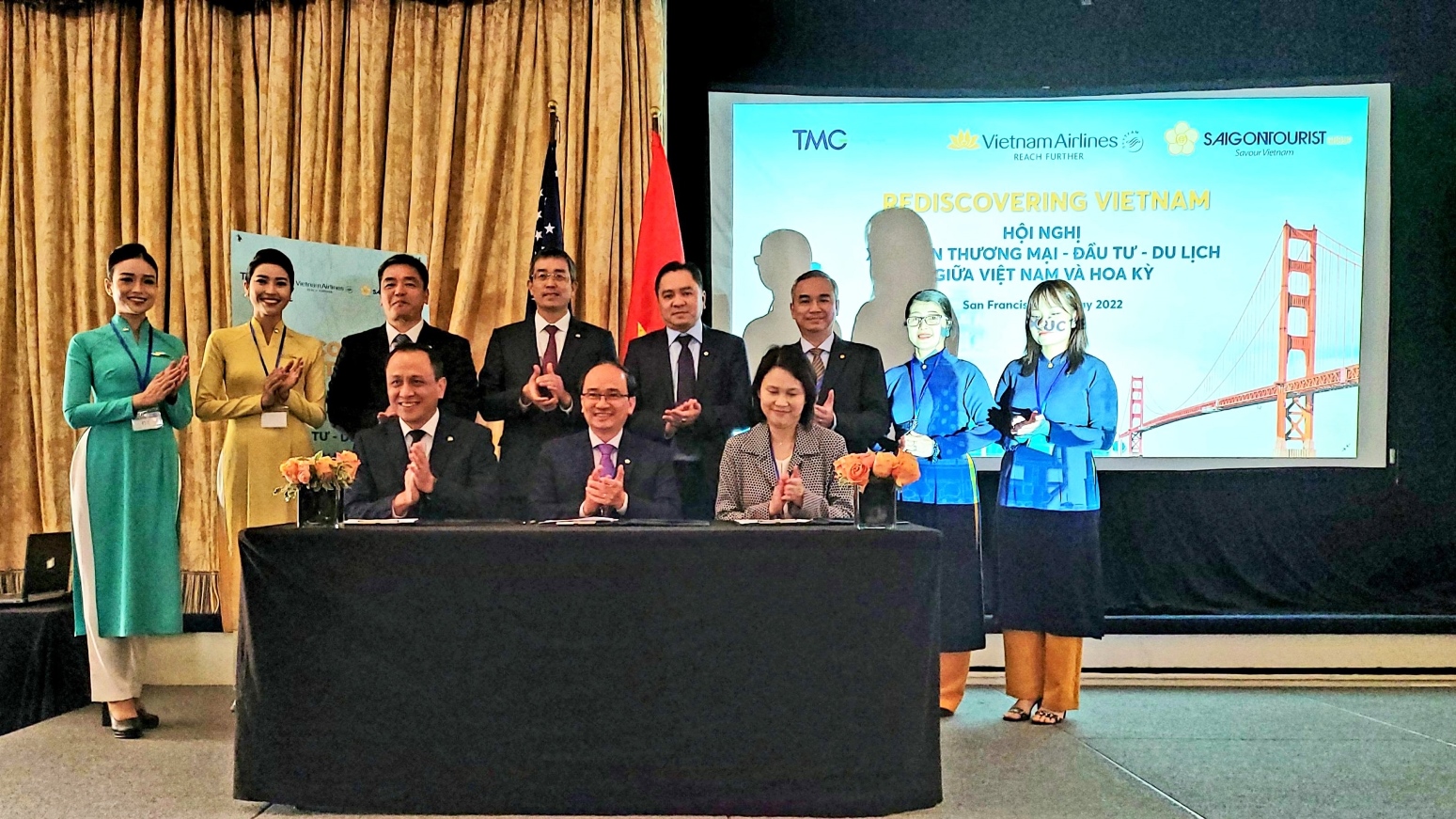 SAIGONTOURIST GROUP POLIOR DEVELOPMENT OF TOURISM BETWEEN VIETNAM AND THE UNITED STATES OF AMERICA.