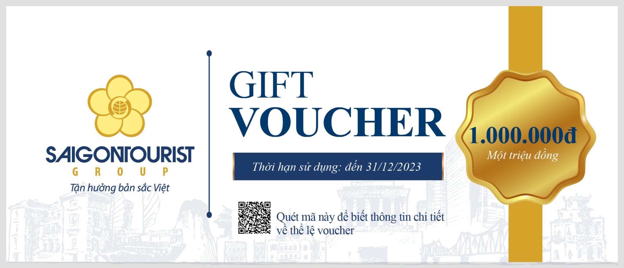 Gift Voucher Saigontourist Group 2022