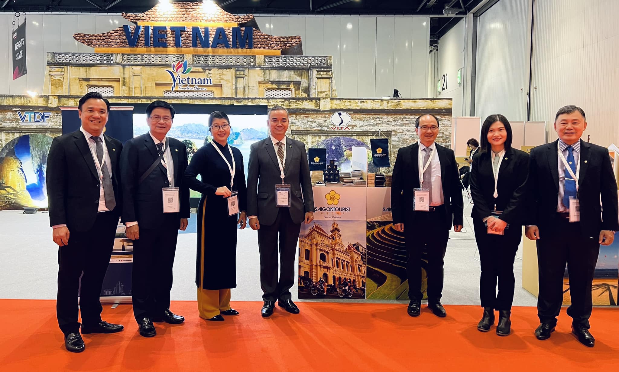 Participating in WTM London Travel Fair 2022, Saigontourist Group promotes the European tourist market