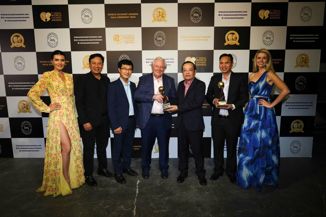 SAIGONTOURIST GROUP HAS WON THE PRESTIGIOUS WORLD CULINARY AWARD FOR THE SECOND CONSECUTIVE TIME